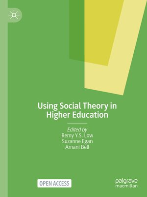 cover image of Using Social Theory in Higher Education